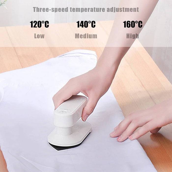 Mini Wireless Handheld Electric Iron Portable USB Rechargeable Garment Steamer 3 Gear Hanging Ironing Machine For Travel Home