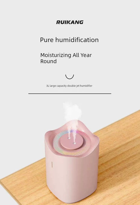 Small Large Spray Desktop Humidifier Charging Mini Household Mute Student Dormitory Cute Air Humidifier