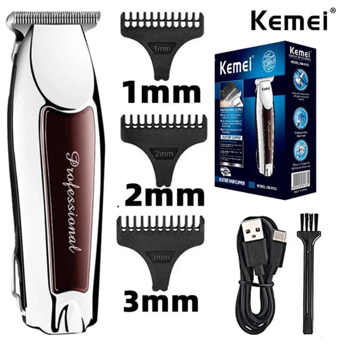 Kemei Professional Hair Cutting Machine Trimmer for Men Rechargeable Haircut Cordless Hair Clipper Electric Shaver Beard Barber