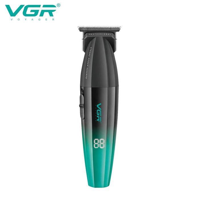 VGR Hair Clipper Professional Hair Cutting Machine Barber Rechargeable Hair Trimmer Metal Haircut Machine Clipper for Men V-906