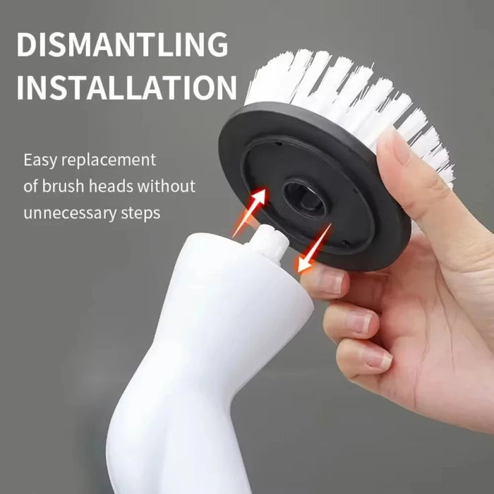 6 in 1 Electric Cleaning Brush Cordless Electric Rotary Cleaning Scrubber Shower Cleaning Brush Kitchen Bathroom Cleaning Tools