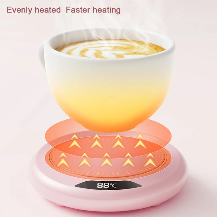 Coffee Mug Warmer Auto Shut Off Electric Coffee Warmer USB Plug Heating Plate Thermostat Coaster for Travel Office Desk Home Use