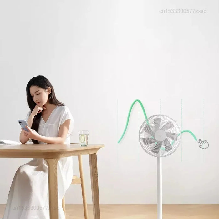 Xiaomi Mijia 1X Smart DC Standing Fan Upgraded Version Frequency Conversion Electric Floor Standing Fans Work with Mi Home App