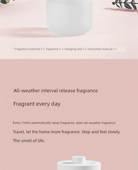 Xiaomi MiJia Automatic Fragrance Machine Suit Household Charging Aerosol Dispenser Car Portable Deodorant Spray Aroma Diffuser