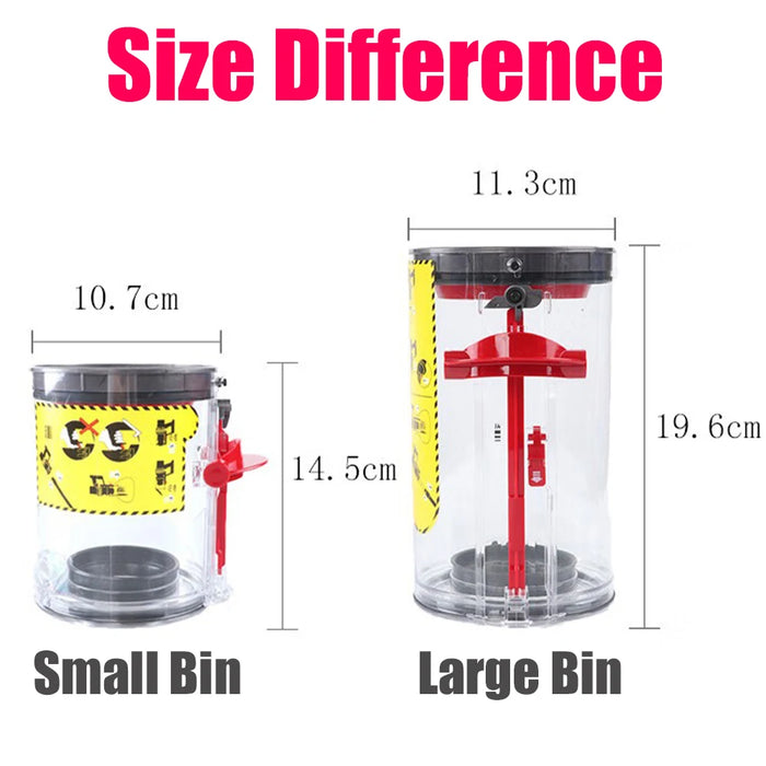 Upgraded Dust bin for Dyson V11 V15 SV14 SV22 Vacuum Cleaner,Small and Large Canister For Vacuum Cleaner of Different regions