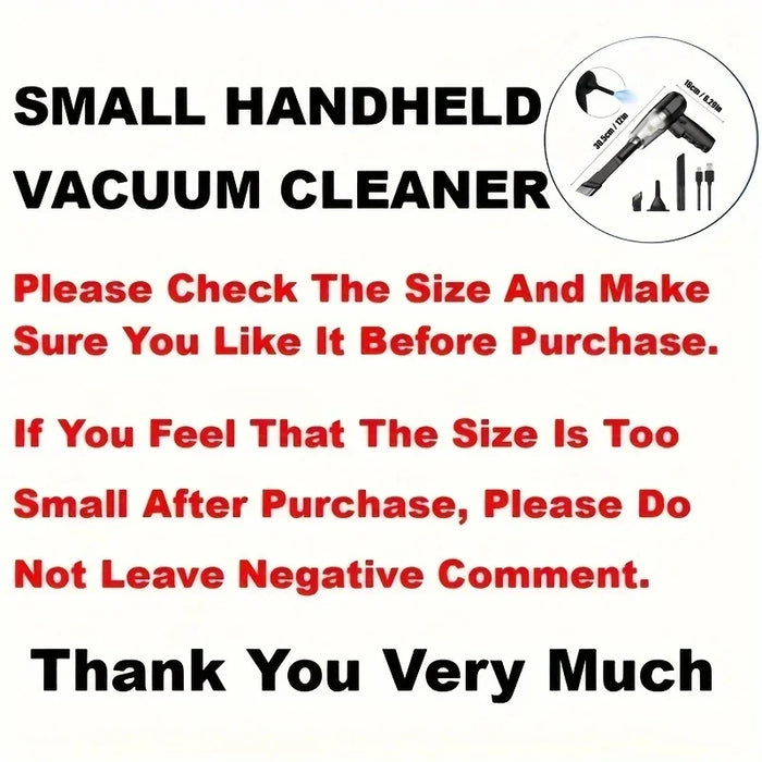 Car Vacuum Cleaner Strong Suction Cleaning Mini Machine Wireless Portable Handhled Blower Machine Air Duster for Home Appliances