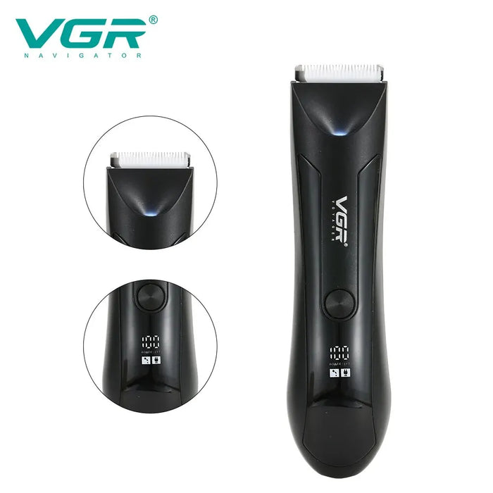 VGR New Cross-border Conventional Electric Hair Trimmer Whole Body Wash Hair Trimmer LCD Digital Display Electric Clipper 951