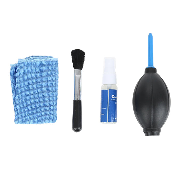 4 in 1 Portable Screen Magical Cleaning Kit for LCD TV Tablet Phone  For LED Monitor Laptop Computer Camera Cleaning Cloth Brush