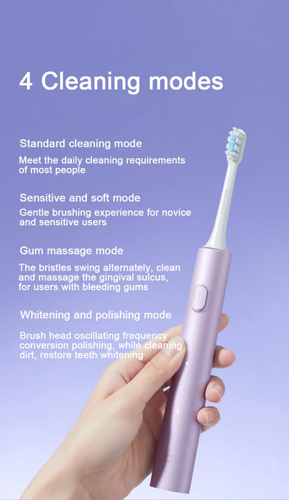 XIAOMI MIJIA T302 Electric Sonic Toothbrush USB Charge Rechargeable For Adult Waterproof Electronic Whitening Teeth Tooth Brush