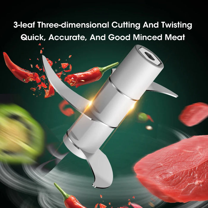 Electric Kitchen Food Chopper Mini Garlic Masher crusher USB Portable Meat Grinder Vegetable Chopper for Kitchen Gadgets