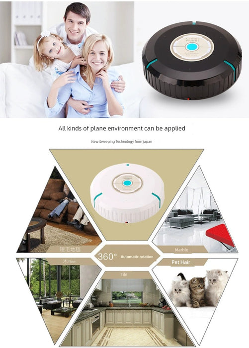 Factory Direct Sales HAC Lazy Household Mini Rechargeable Automatic Intelligent Cleaning Robot Vacuum Sweeper