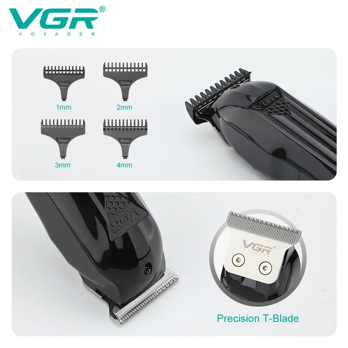 VGR Hair Clipper Trimmer Cutting Machine for Men Electric Barber Professional Barber Machines Cutter Equipment Rechargeable	v982