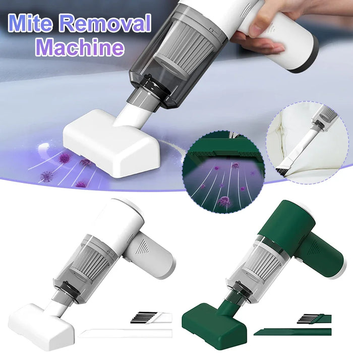 Handheld UV Bed Mite Removal Instrument Mattress Vacuum Cleaner Wireless Mite Remover Cleaning Machine For Pillows Sheets