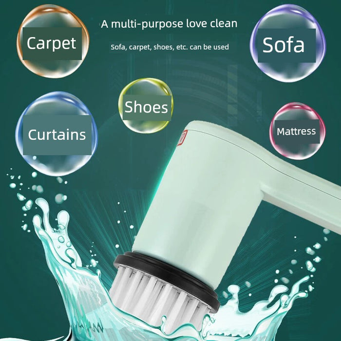 Jiuxing Electric Cleaning Brush Dual Use in Car and Home Rechargeable Multi-Functional Kitchen Wireless Handheld Bathroom Tile Toilet