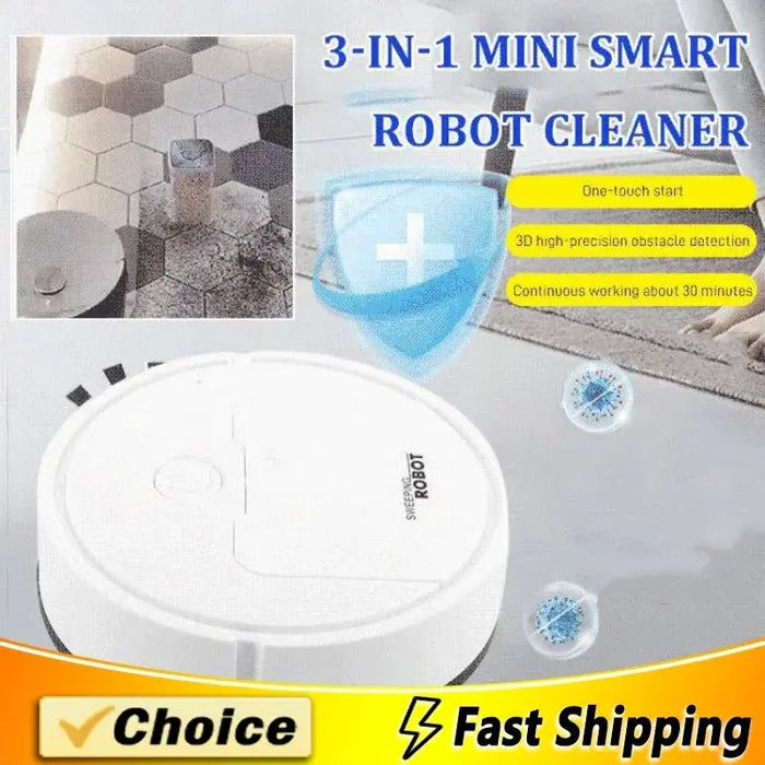 3 in 1 Smart Sweeping Robot Household Mini Intelligent Sweeping Robot Sweeping Dragging Suction All in One Machine