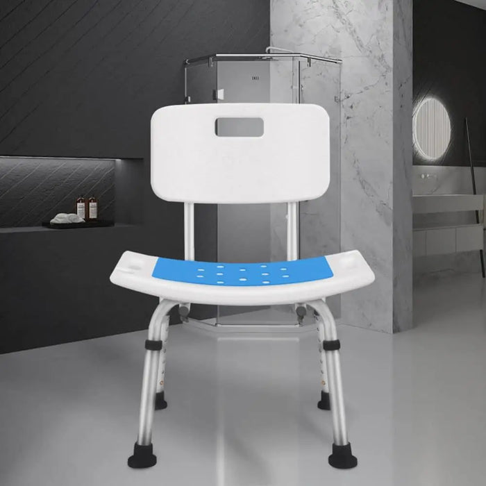 Bathroom bath chair shower stool cushion paste anti-slip warm EVA blue