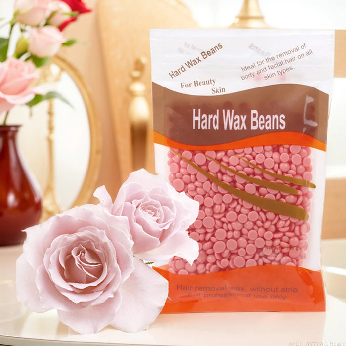 Wax Beans Solid Hair Remover No Strip Depilatory Hot Film Hard Wax Bead Hair Removal for Body Eyebrow Bikini Face Leg