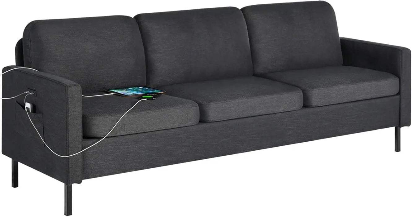 Sectional Sofa Couch, Mid Century Modern Sofa , Couches Sofas for Living Room Apartment BedroomSmall Couches for Small Spaces