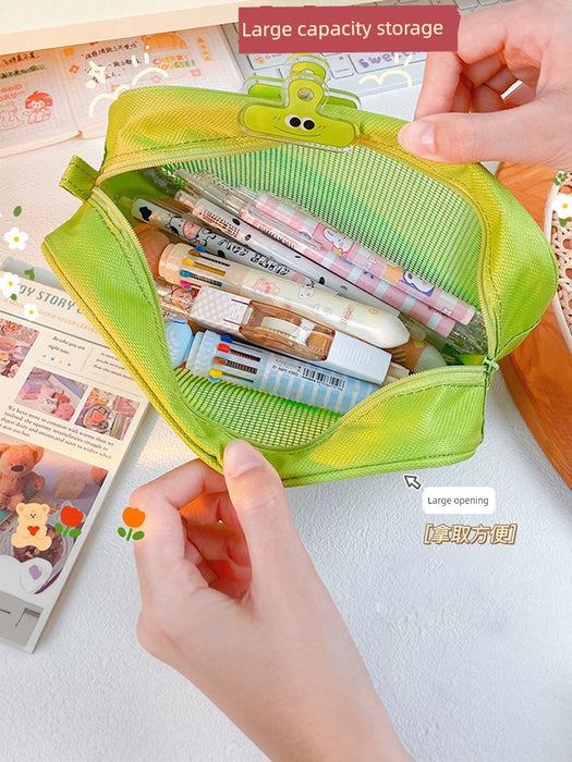 Portable Skin Care Products Mesh Small Cosmetic Bag