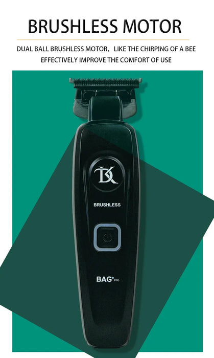 DKBAG Professional Cordless Hair Salon Electric Hair Trimmer 7200RPM Brushless Motor Haircut Machine Finish Detail Clipper