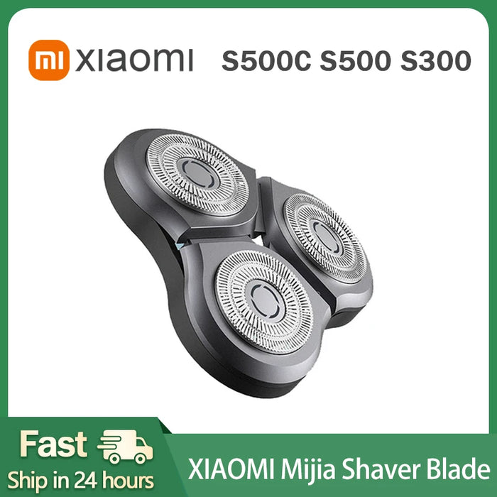 XIAOMI Electric Shaver Razor replacement Head For Mijia S300 S500 S500C Shaving Machine Replaced blade Dry Wet Beard Trimmer