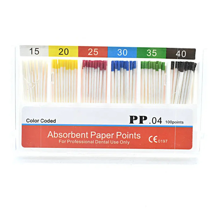 Dental Absorbent Paper Points 0.04taper Root Cancel Endodontics Cotton Fiber Tips Dentist Product