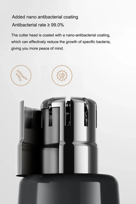 2024 NEW XIAOMI Mijia Electric Nose Hair Trimmer Portable Nose Ears Hair Eyebrow Trimmer  for Men Rechargeable Painless Clipper