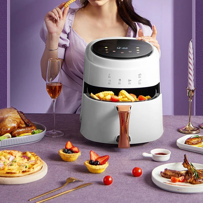 8 liter household fully automatic intelligent oil-free air fryer electromechanical oven