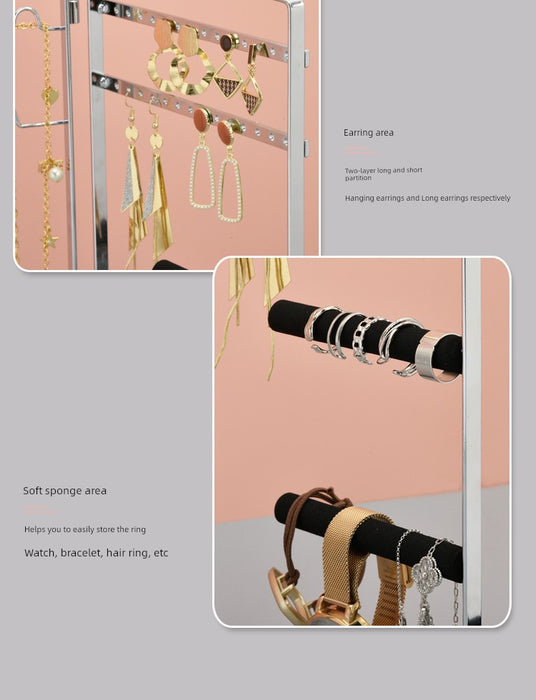 Zhen Mei Jewelry Display Stand For Home Multi-Function Earrings Ear Studs Storage Rack High-End Entry Lux Pendant Necklace Jewelry Rack