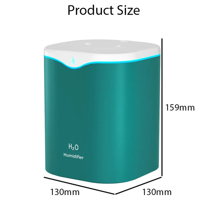 USB Portable Air Humidifier 2000ml Home Double Spray Port Essential Oil Aromatherapy Humificador Cool Mist Maker Fogger perfume