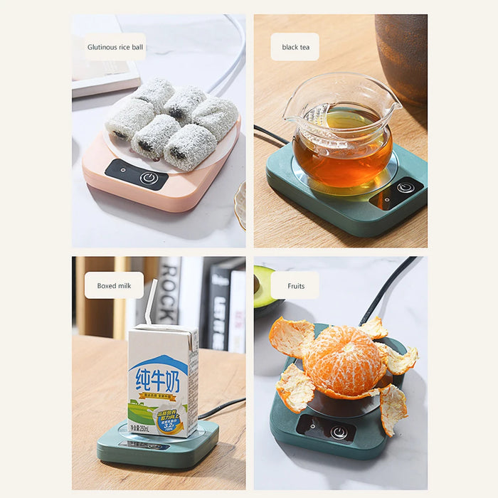 Coffee Cup Warmer Electric Mug Heater DC 5V USB Constant Temperature Heating Coaster For Milk Tea Water Heating Pad Warm Mat