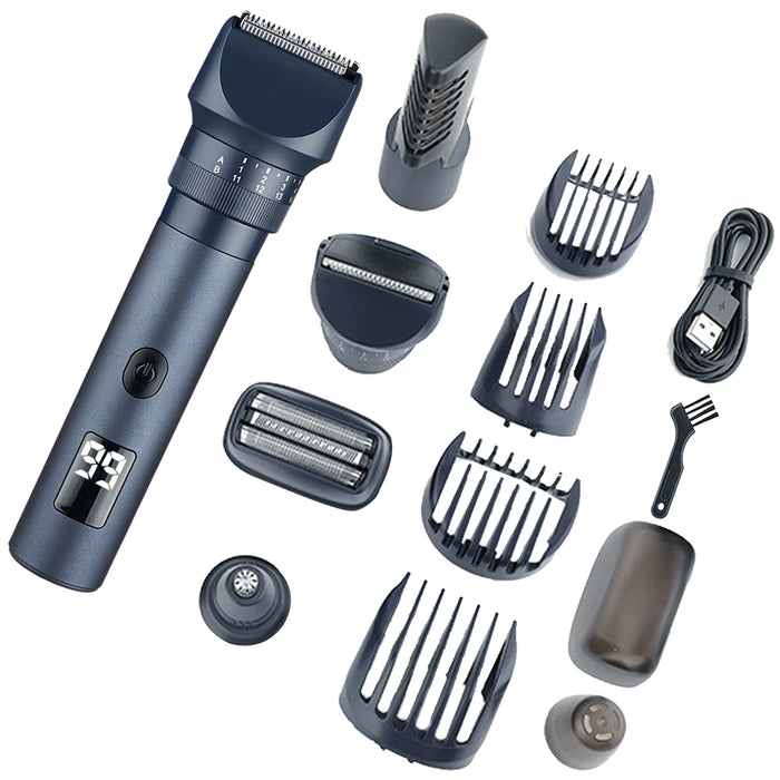 GENKO 5 IN 1 Multi Functional Hair Clipper Set For Men Upgraded Combination Electric Shaver Haircutting and Nose Hair Trimming