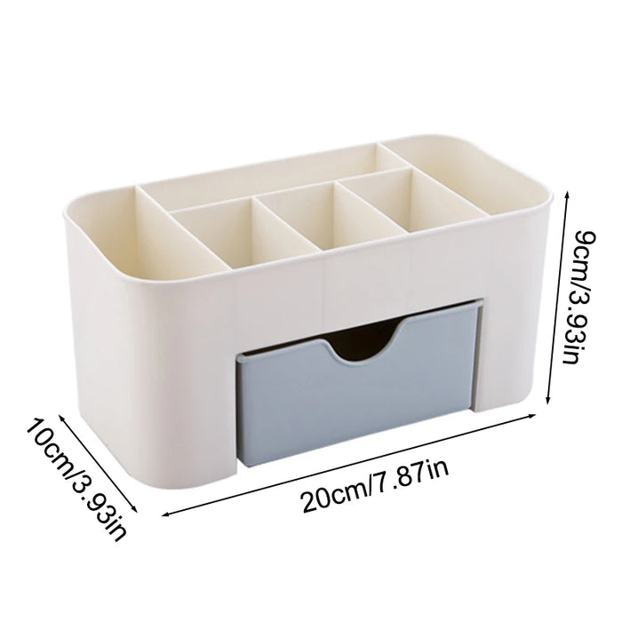 Nail Storage Box Container Cotton Swab Storage Box Accessories Cleaning Desktop Tools Multifunctional Jewelry Box Cosmetic Stor