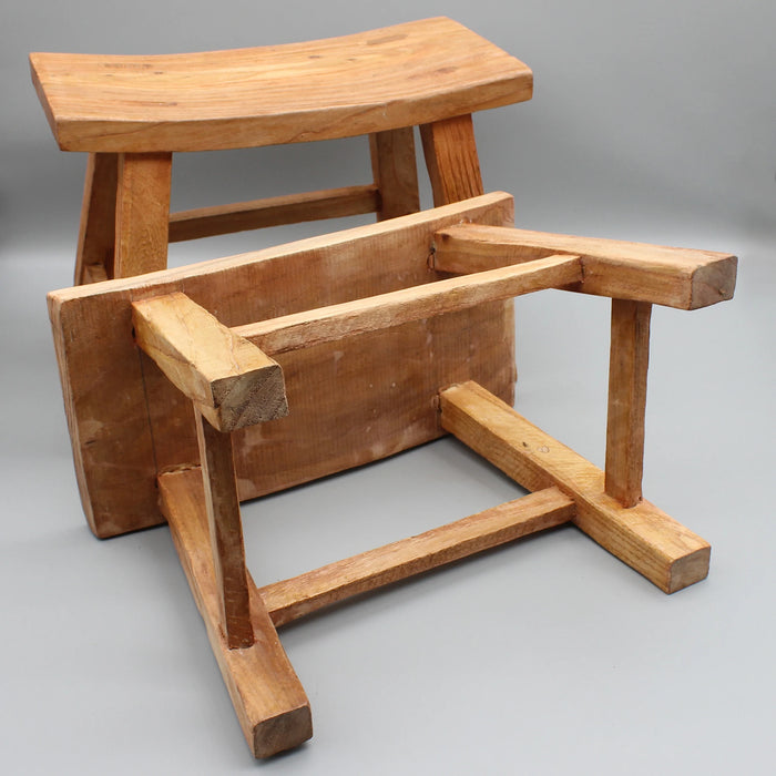 Newly Made Wooden Stool, Kids Chair, Solid Elm Wood