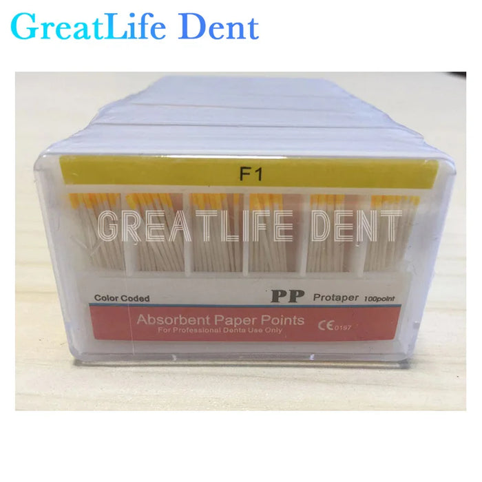 10box Dental Absorbent Paper Points F1 F2 F3 F4 F5 Dental Material Supplier GPP