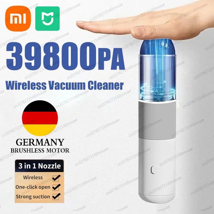 Xiaomi MIJIA 39800PA Wireless Vacuum Cleaner 3 in1 Automobile Vacuum Clean Portable Vacuum Cleaner Handheld Dust Catcher For Car