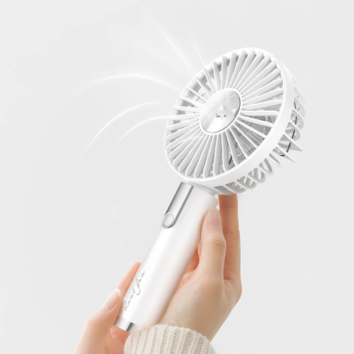 Xiaomi Summer Mini Fan Portable 3 Speed Adjustable Fans USB Rechargeable Desk Handheld Air Conditioner Cooler For Outdoor