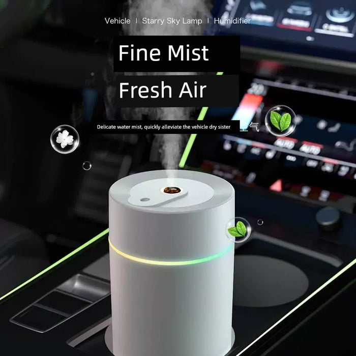 Cross-Border Mini Car Starry Sky Humidifier USB Charging Desktop Large Spray Small Dehumidifier Set Gift Logo