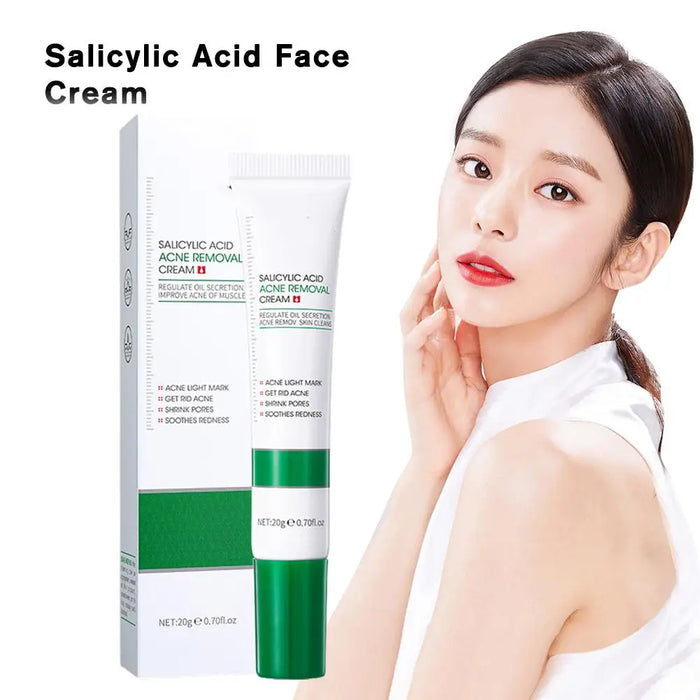 20g Salicylic Acid Shrink Pore Cream Elimination Large Pores Remove Blackehead Face Smooth Repairing Skin Care Product