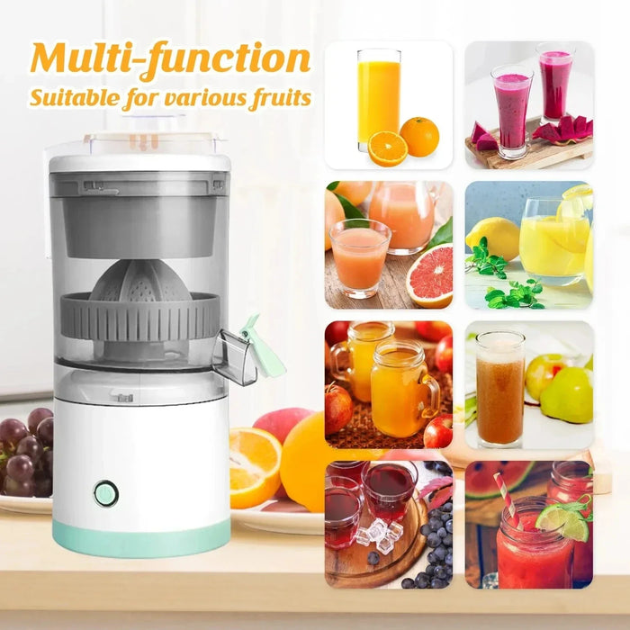 Portable Electric Juicer Wireless Orange Juicer USB Rechargeable Lemon Squeezer Electric Slow Juicers Household Kitchen Tools ﻿