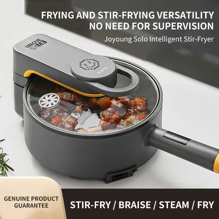 Jiuyang solo intelligent automatic cooking machine household electric hot pot integrated machine cooking Fried Rice cooking pot