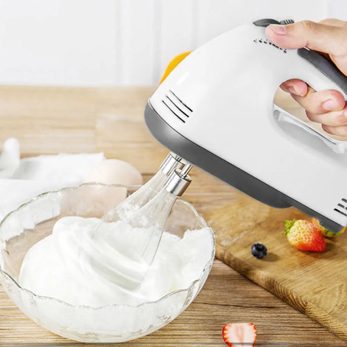 100W Electric Food Blender Whisk Manual Mini Mixer Egg Beater 7 Speeds Kitchen Baking Cake Cream Whipper Dough Mixer Tools