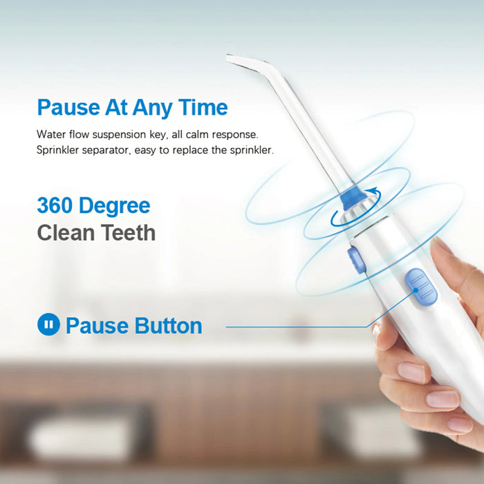 Electric Water Flosser Jet Pick Oral Irrigator 800ml Dental Teeth Cleaner