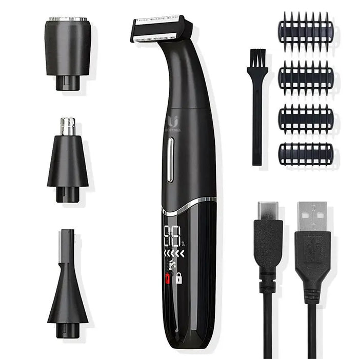 Intimate Areas Haircut Precision Shaver Men Bikini Line Sensitive Razor Balls Eggs Pubic Hair Shaving Trimmer Face Beard Clipper