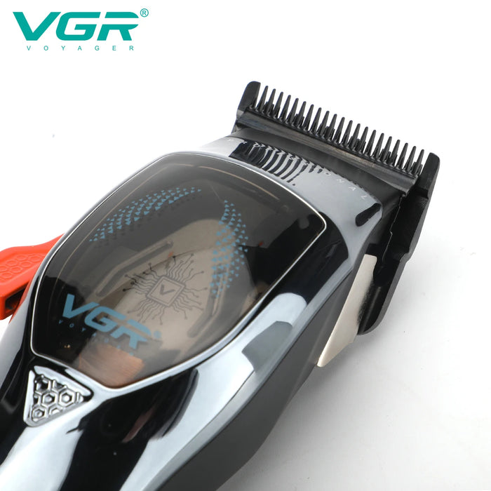 VGR Hair Clipper Cordless Hair Cutting Machine Adjustable Hair Trimmer Magnetic Motor 9000 RPM Haircut Clipper for Men V-647