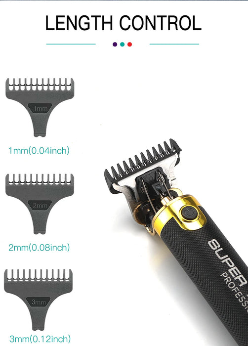 VGR Hair Clipper Professional Hair Trimmer T9 Hair Cutting Machine Household Haircut Machine Rechargeable Trimmer for Men V-082