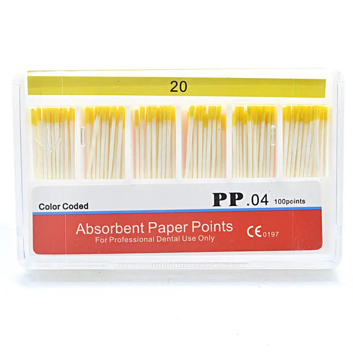 Dental Absorbent Paper Points 0.04taper Root Cancel Endodontics Cotton Fiber Tips Dentist Product