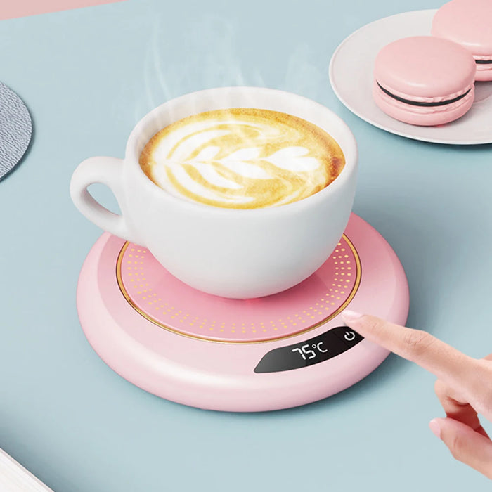 Coffee Mug Warmer Auto Shut Off Electric Coffee Warmer USB Plug Heating Plate Thermostat Coaster for Travel Office Desk Home Use