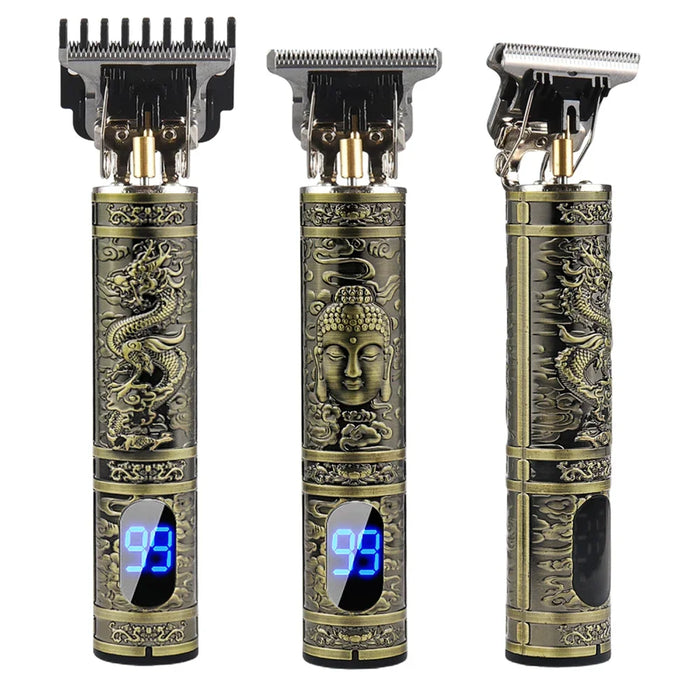 T9 Dragon and Phoenix Electric Cut Home Haircut Push Bald Artifact Home Professional Carving Oil Head Shaving Electric Barber