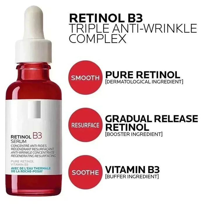 Skin Care Effaclar Serum Niacinamide 10 RETINOL B3 HYALU B5 VITAMIN C10 for Bright and Radiant Skin and Pore Minimizing